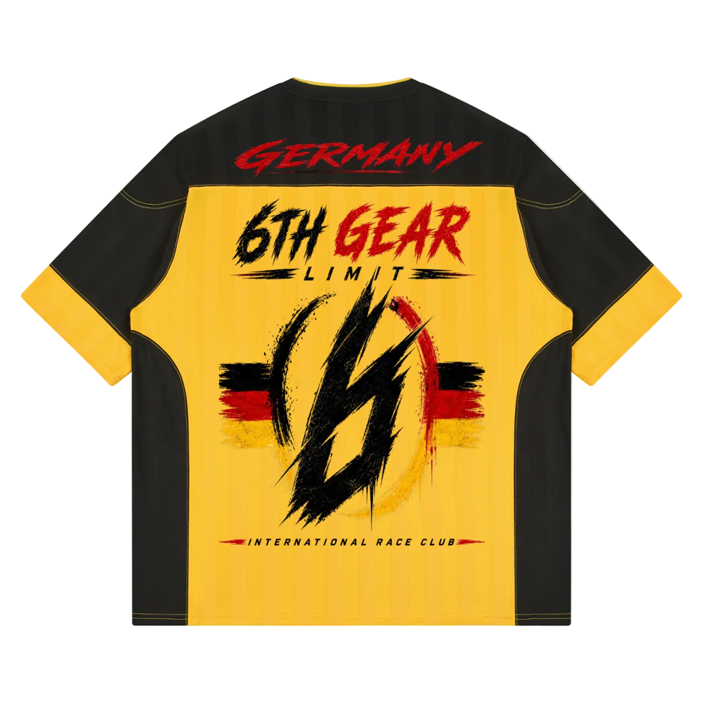 Germany Striped Raglan Race Jersey