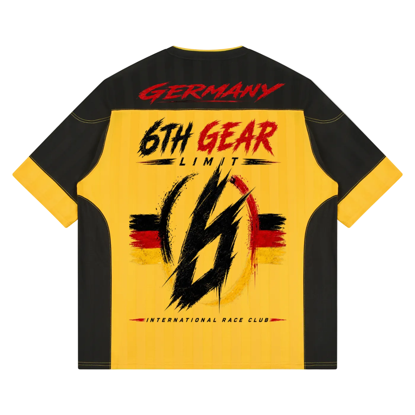 Germany Striped Raglan Race Jersey