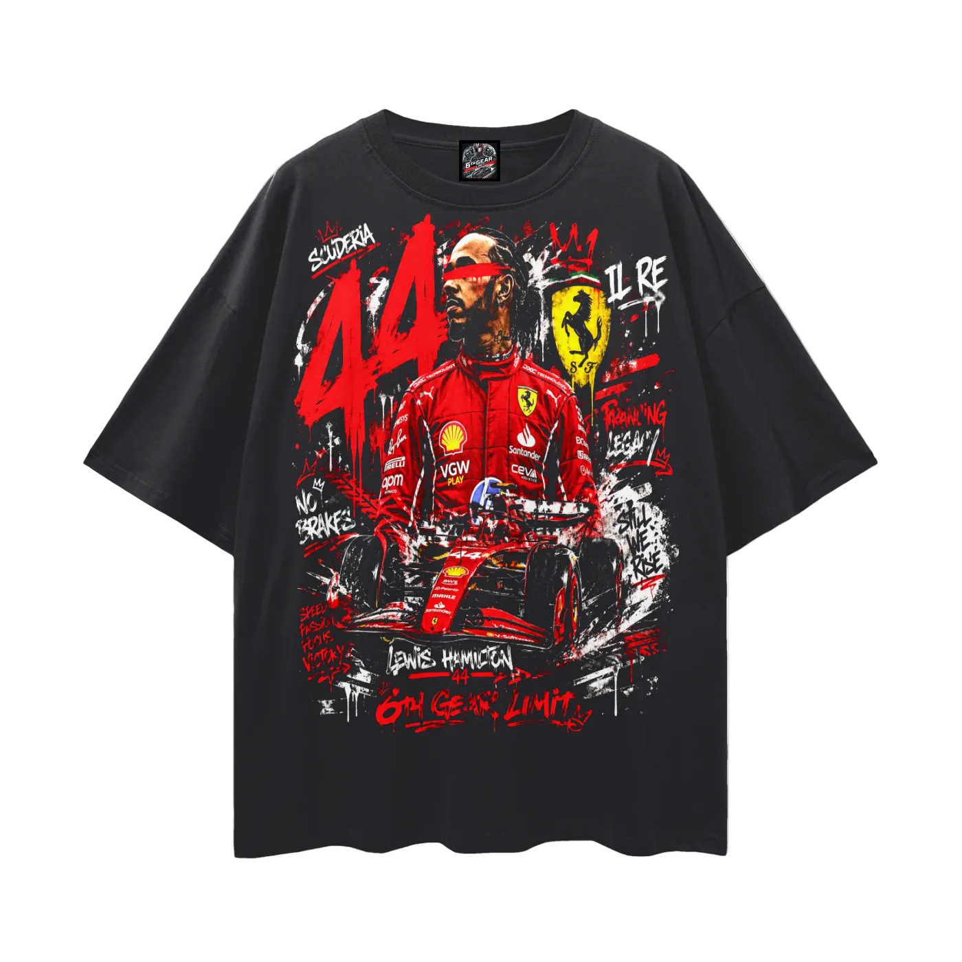 Lewis Hamilton Drop Shoulder Shirt