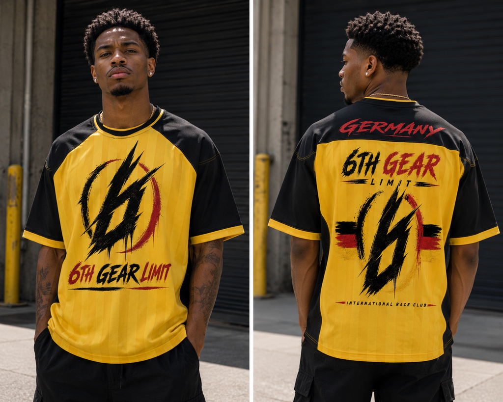 Germany Striped Raglan Race Jersey