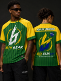 Brazil Striped Raglan Race Jersey