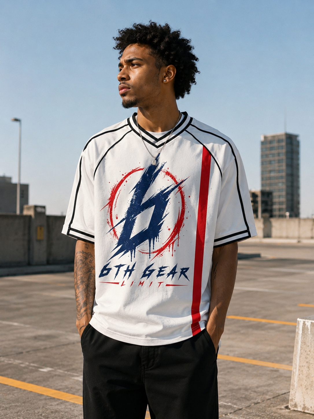 England V-Neck Race Jersey