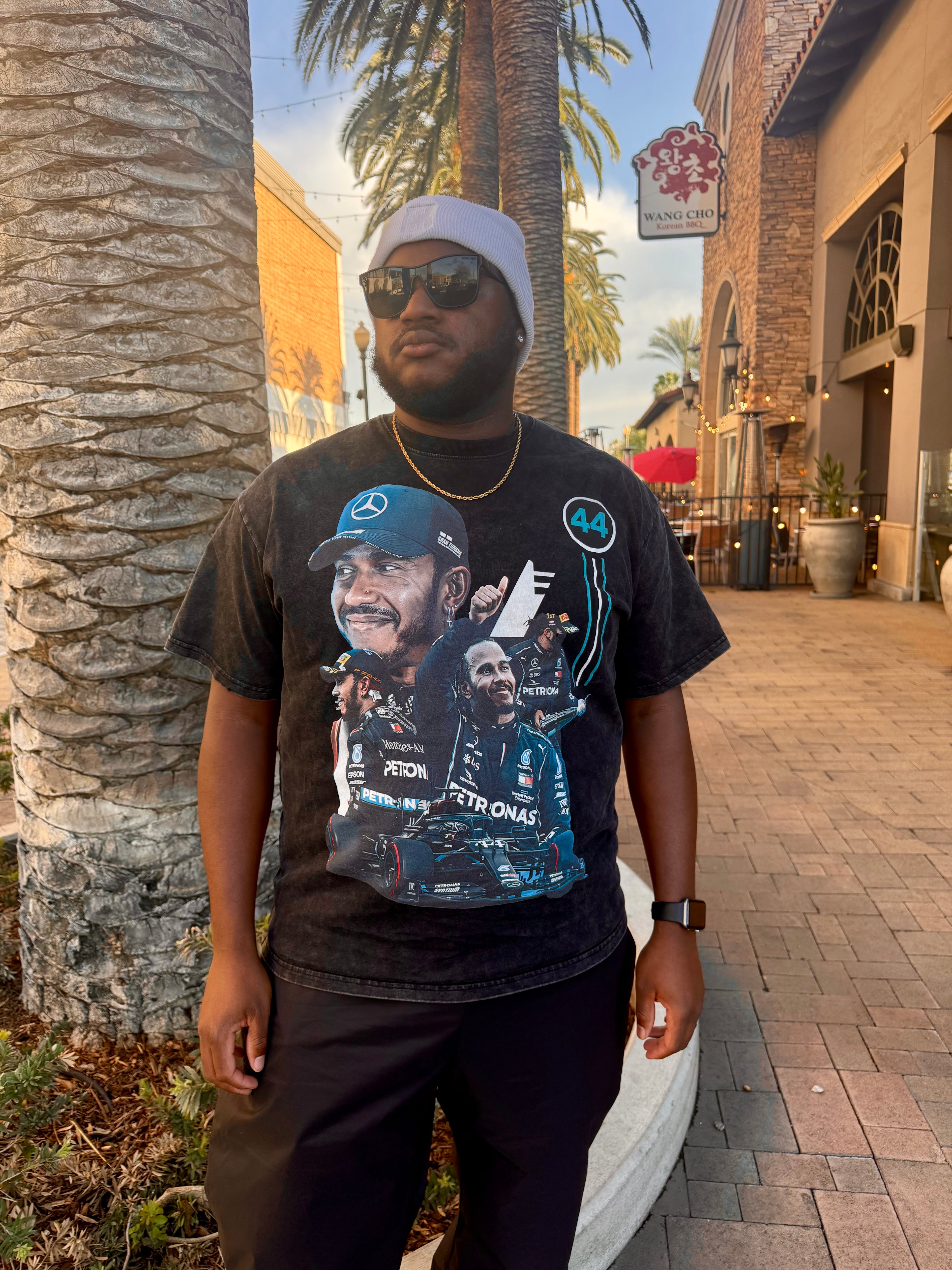 Lewis Hamilton Mercedes Vintage -250 GSM