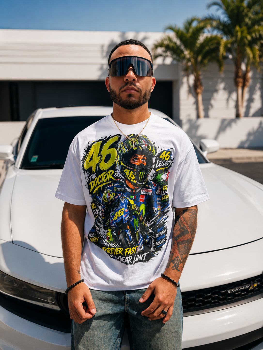 Valentino Rossi Drop Shoulder Shirt