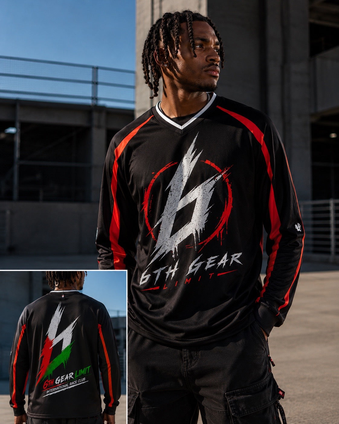 Palestine Block Long Sleeve Race Jersey
