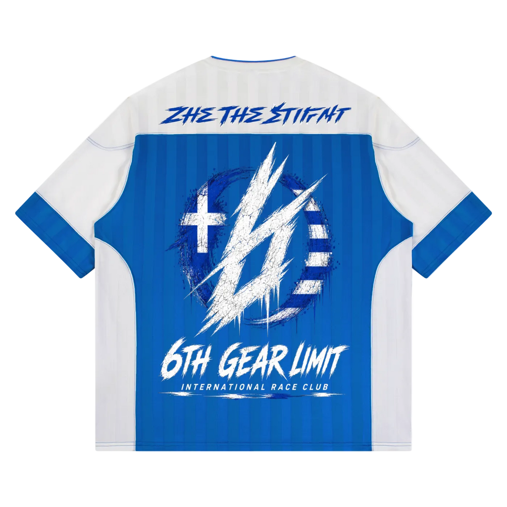 Greece Striped Raglan Race Jersey