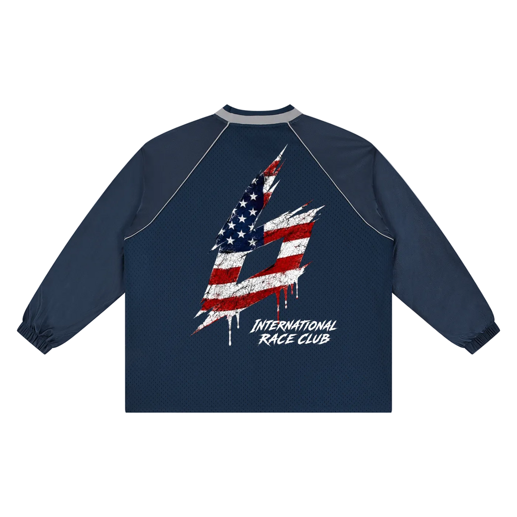 USA Paneled Long Sleeve Race Jersey