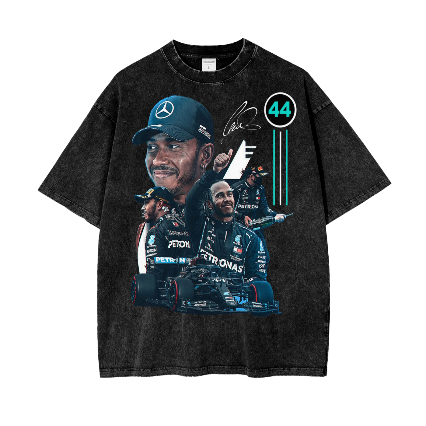 Lewis Hamilton Mercedes Vintage -250 GSM